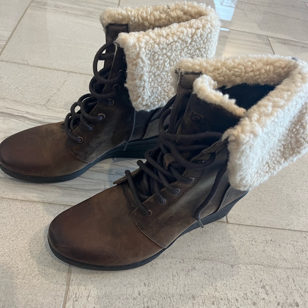 UGG Lace Up Boots